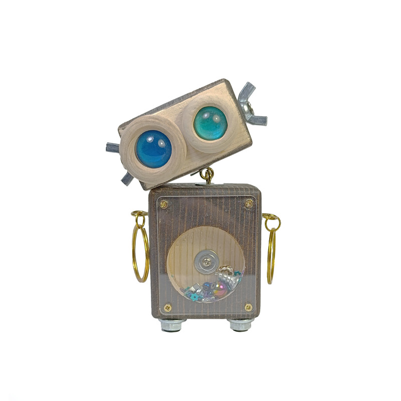 مجسمه چوبی مدل آدمک کد E01