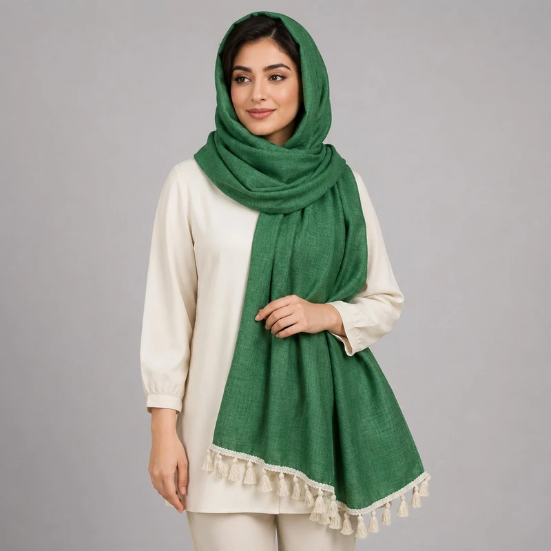 شال زنانه مدل ساده کد ana-4010
