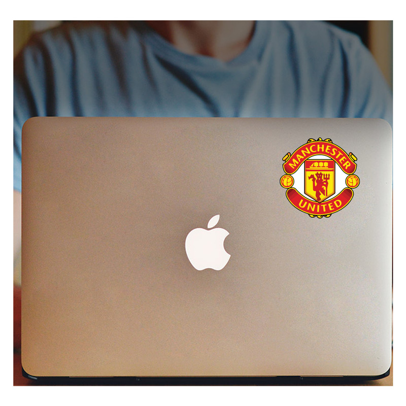 استیکر لپ تاپ طرح منچستر کد 1403