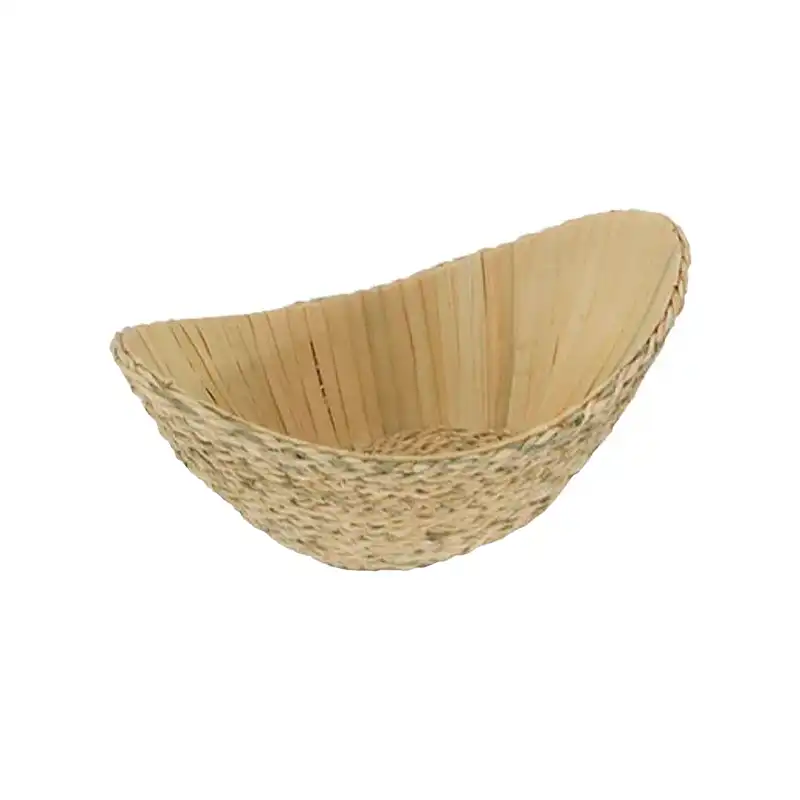 ظرف حصیری مدل قایقی