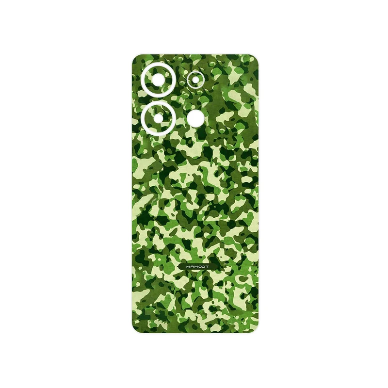 برچسب پوششی ماهوت مدل Army_Green مناسب برای گوشی موبایل شیائومی Redmi Note 13 4G