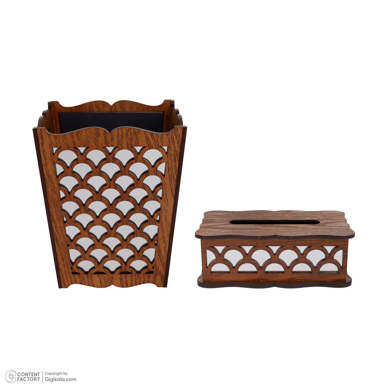 ست سطل و جای دستمال کاغذی مدل B-195