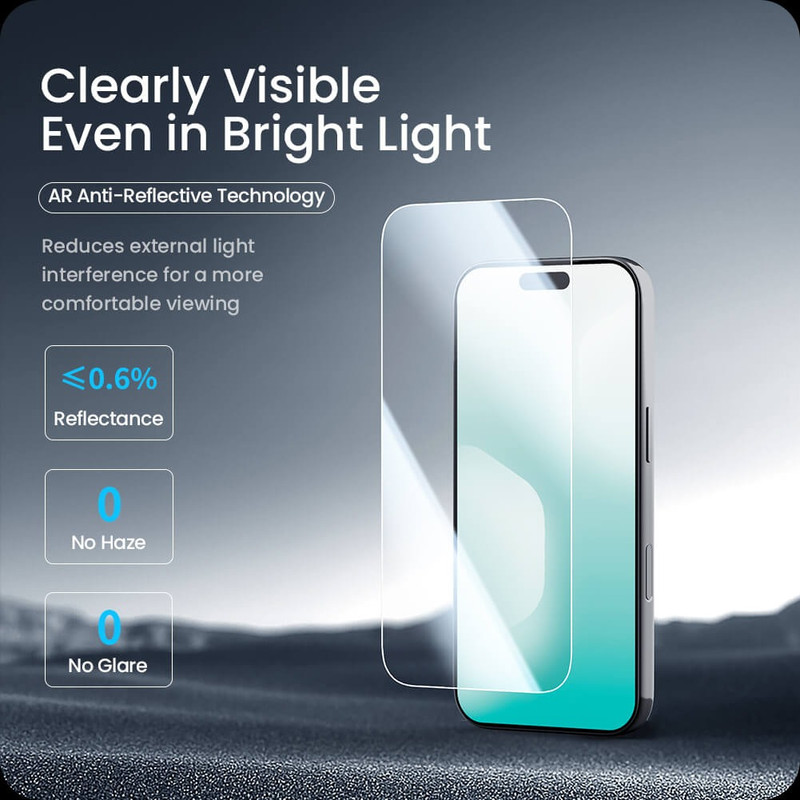 محافظ صفحه نمایش نیلکین مدل H Plus Pro Anti Reflex مناسب برای گوشی موبایل اپل iPhone 17 Pro Max به همراه کیت نصب 