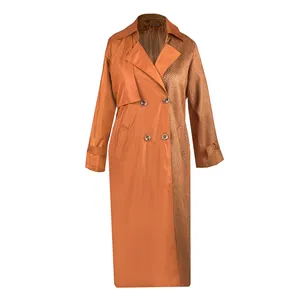 بارانی زنانه مدل پوست ماری کد AK1056