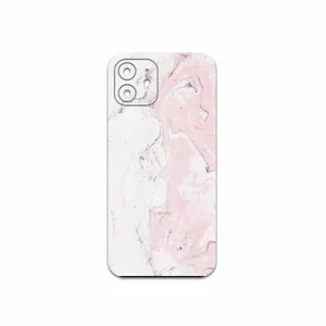 MAHOOT Blanco-Pink-Marble Cover Sticker for Apple iPhone 12