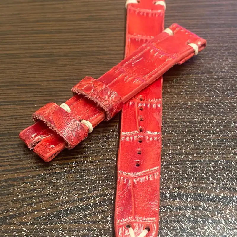 بند ساعت مچی مدل کروکدیل   16MM LCi6 natural