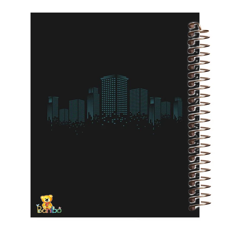 دفتر مشق 100 برگ سیمی بانیبو مدل ساختمان کد H 3552