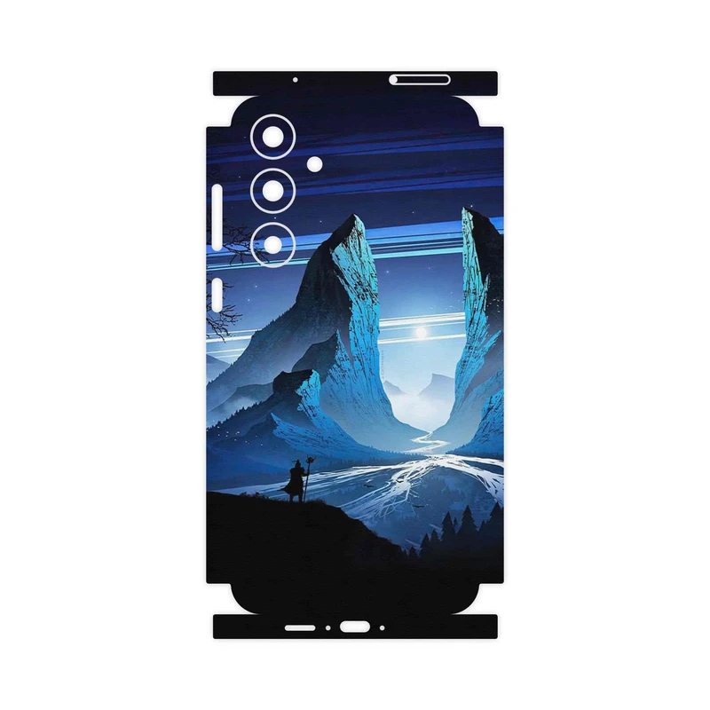 برچسب پوششی ماهوت مدل Blue Mountains Digital Art-FullSkin مناسب برای گوشی موبایل سامسونگ Galaxy A55