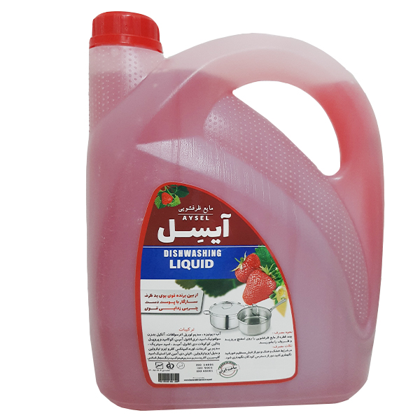 مایع ظرفشویی آیسل مدل Strawberry حجم 3750 میلی لیتر