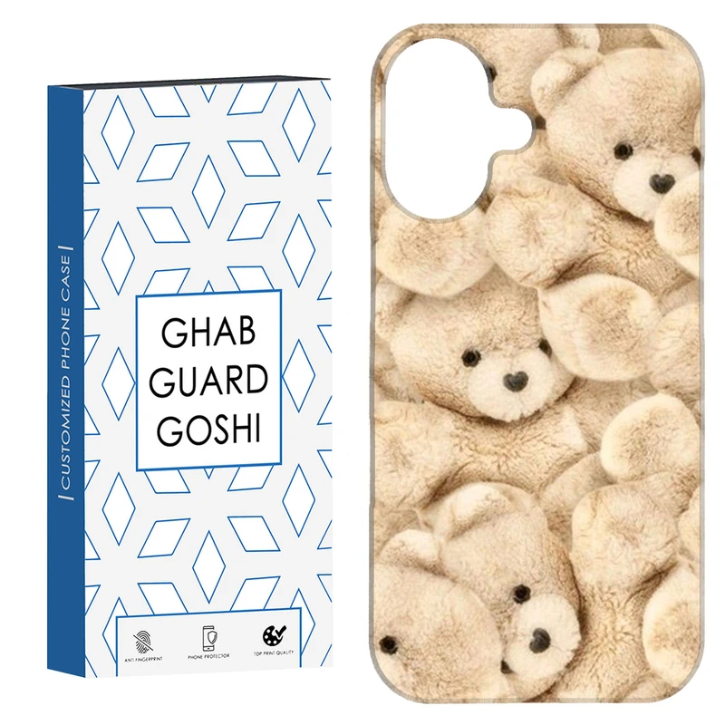 کاور قاب گارد گوشی طرح تدی کد Dimo-644 مناسب برای گوشی اپل Iphone 16     