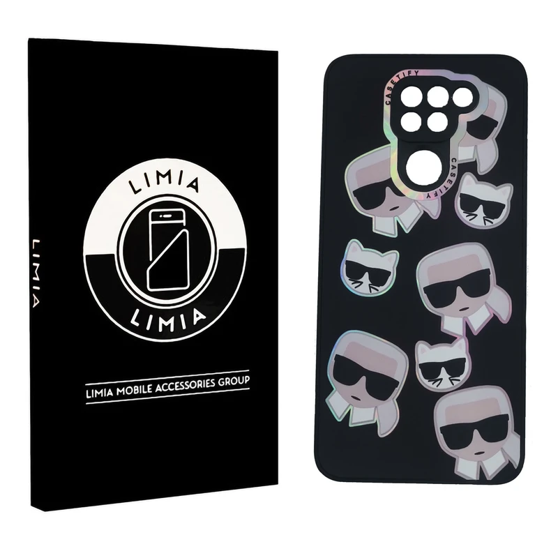 کاور لیمیا مدل فانتزی لنزدار طرح عروسکی شبرنگی مناسب برای گوشی موبایل شیائومی Redmi Note 9