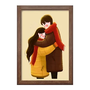 تابلو خندالو طرح عاشقانه کد F7399