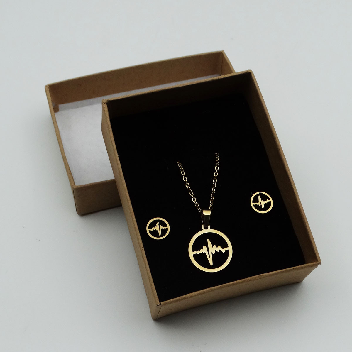 نیم ست دخترانه مدل ضربان قلب کد SZ 02