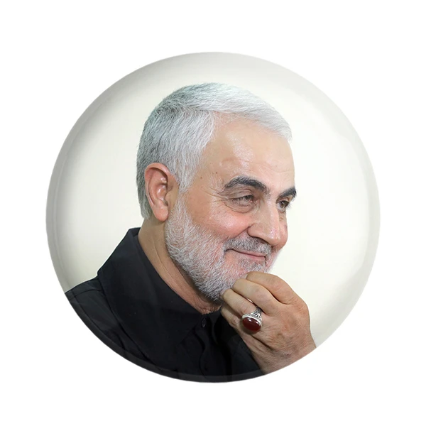 مگنت خندالو طرح سردار قاسم سلیمانی کد 12606