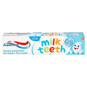خمیر دندان آکوافرش مدل milk teeth حجم 50 میلی لیتر