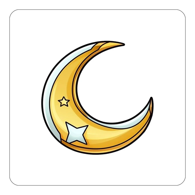 مگنت کاکتی طرح ماه و ستاره مدل mp51128