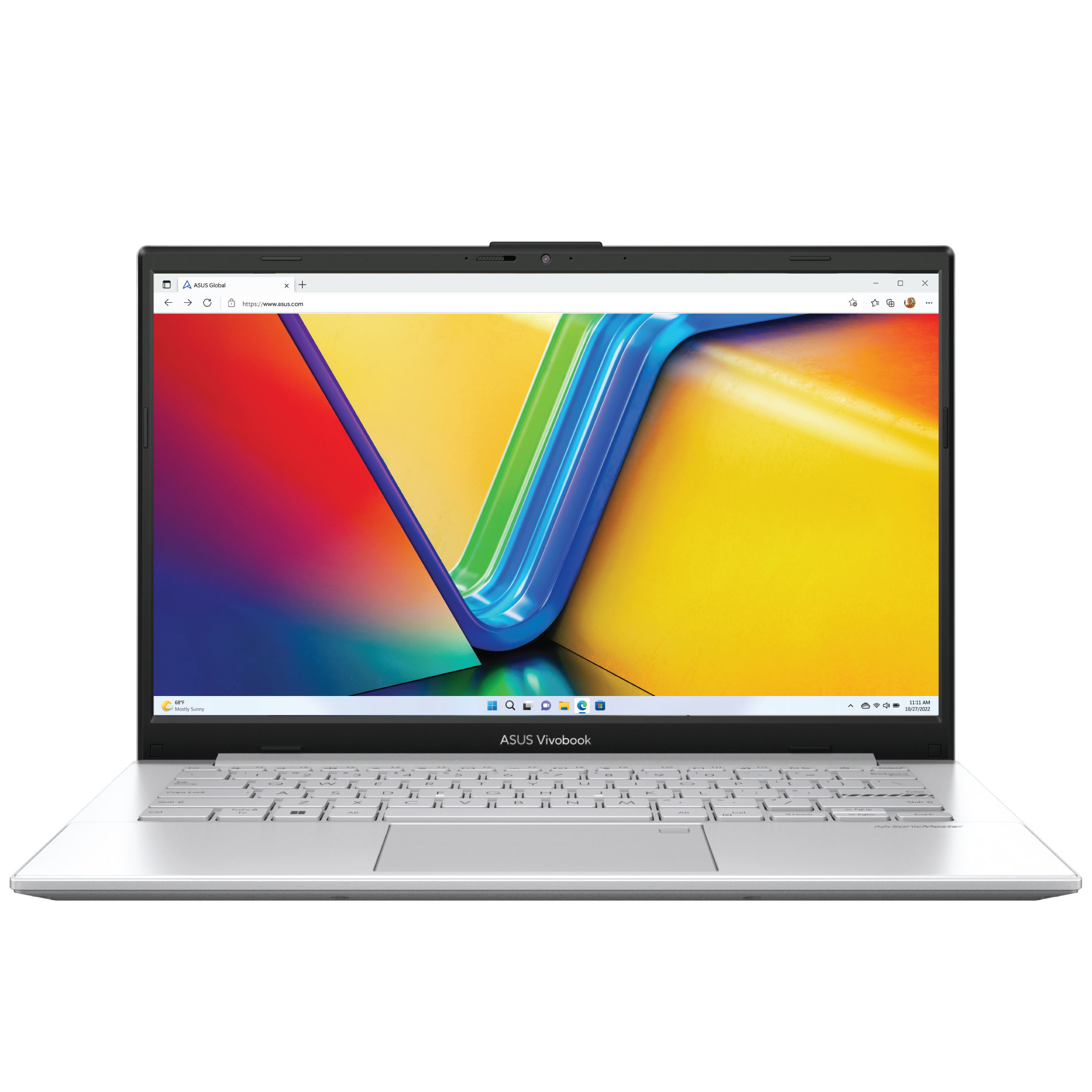 لپ تاپ 14 اینچی ایسوس مدل Vivobook Go 14 E1404G-NK053W-i3 N305-8GB DDR4-256GB SSD-IPS-Backlit-Fingerprint-W