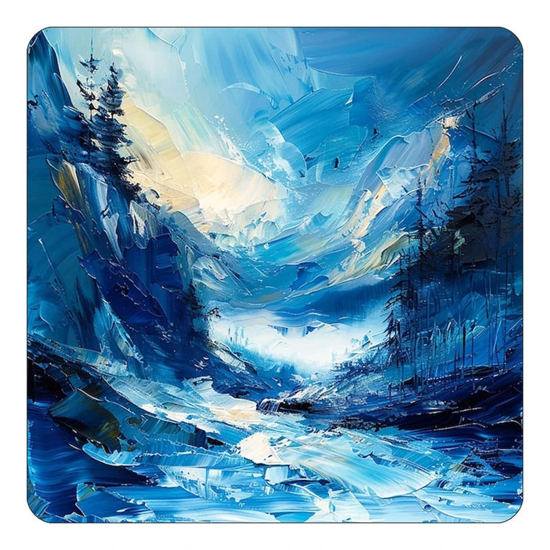 مگنت کاکتی طرح نقاشی رنگ روغن مدل mp70167