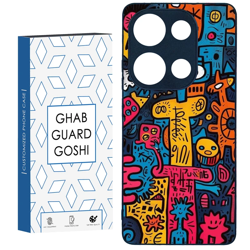 کاور قاب گارد گوشی طرح فانتزی کد TPU-173 مناسب برای گوشی موبایل شیائومی Redmi Note 13 Pro 4G / Poco M6 Pro 4G