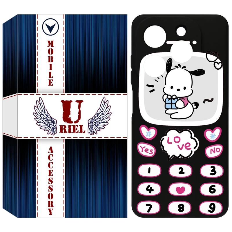 کاور یوریل مدل KSH کد 16 طرح موبایلی مناسب برای گوشی موبایل تکنو Spark 20 / Spark Go 2024