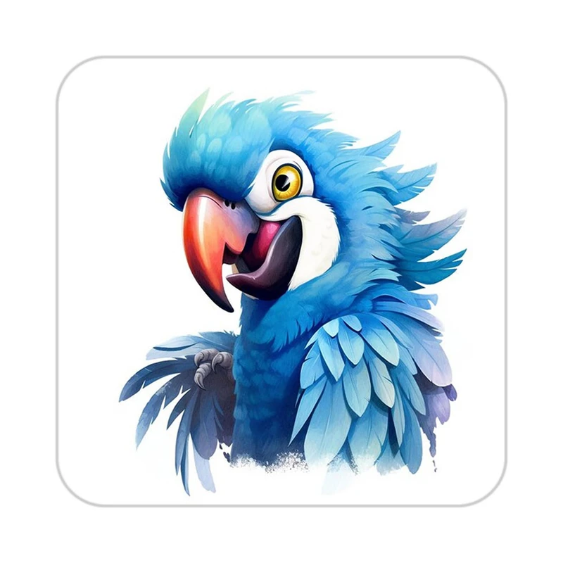 زیر لیوانی کاکتی طرح حیوانات رنگی مدل mp25518