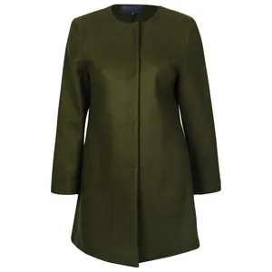 پالتو زنانه عصر جدید مدل 1299 رنگ زیتونی