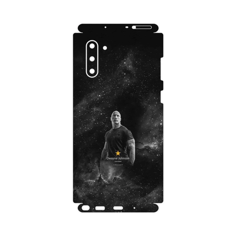 برچسب پوششی ماهوت مدل Dwayne Johnson-FullSkin مناسب برای گوشی موبایل سامسونگ Galaxy Note 10