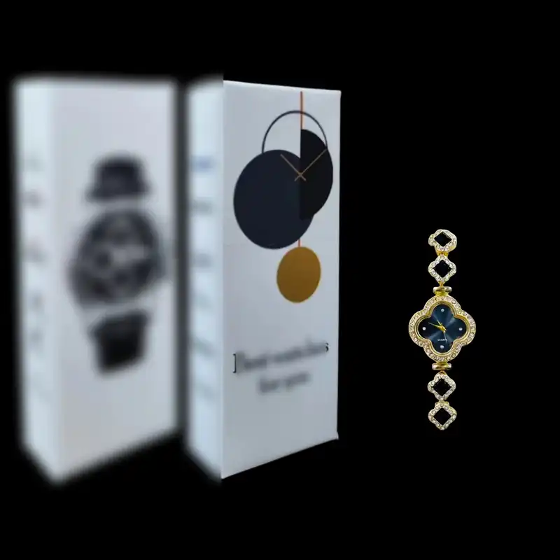 ساعت مچی عقربه ای زنانه مدل دستبندی نگین دار