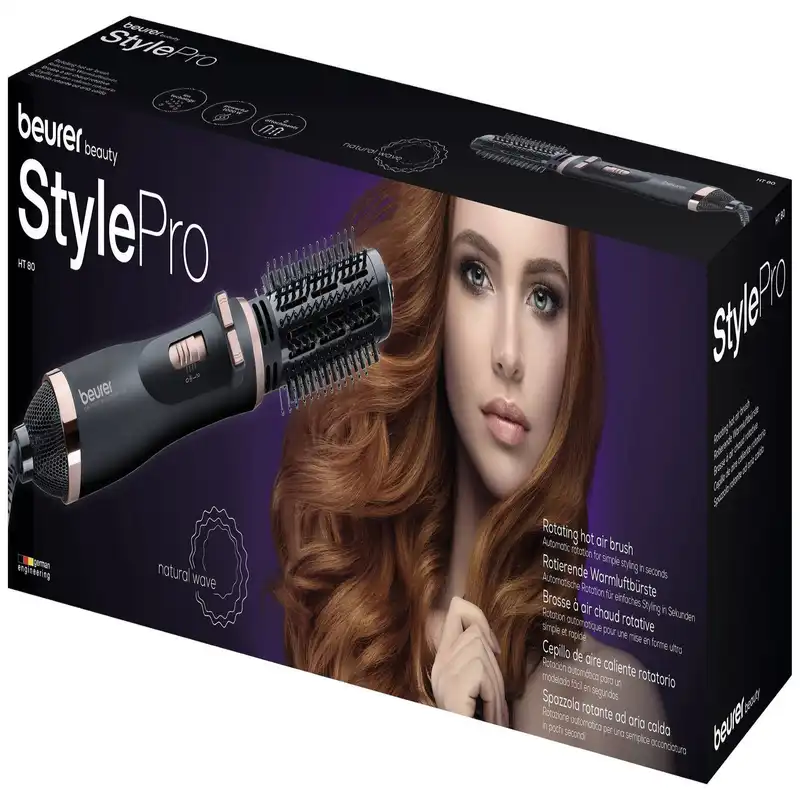 سشوار برس دار چرخشی بیورر مدل HT80