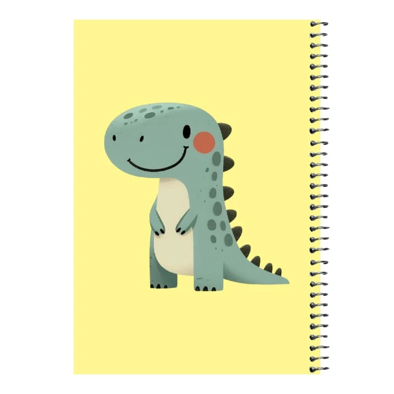 دفتر مشق 80 برگ اس جی مدل دایناسور کد۱  