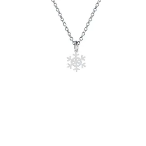 گردنبند نقره زنانه هایکا مدل دانه برف n.ha2_1 873