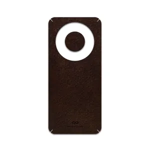 MAHOOT Dark-Brown-Leather Cover Sticker for Honor X9c Smart