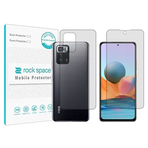 Rockspace transparent screen protector HyGEL model suitable for Xiaomi Poco X3 GT mobile phone with back protector