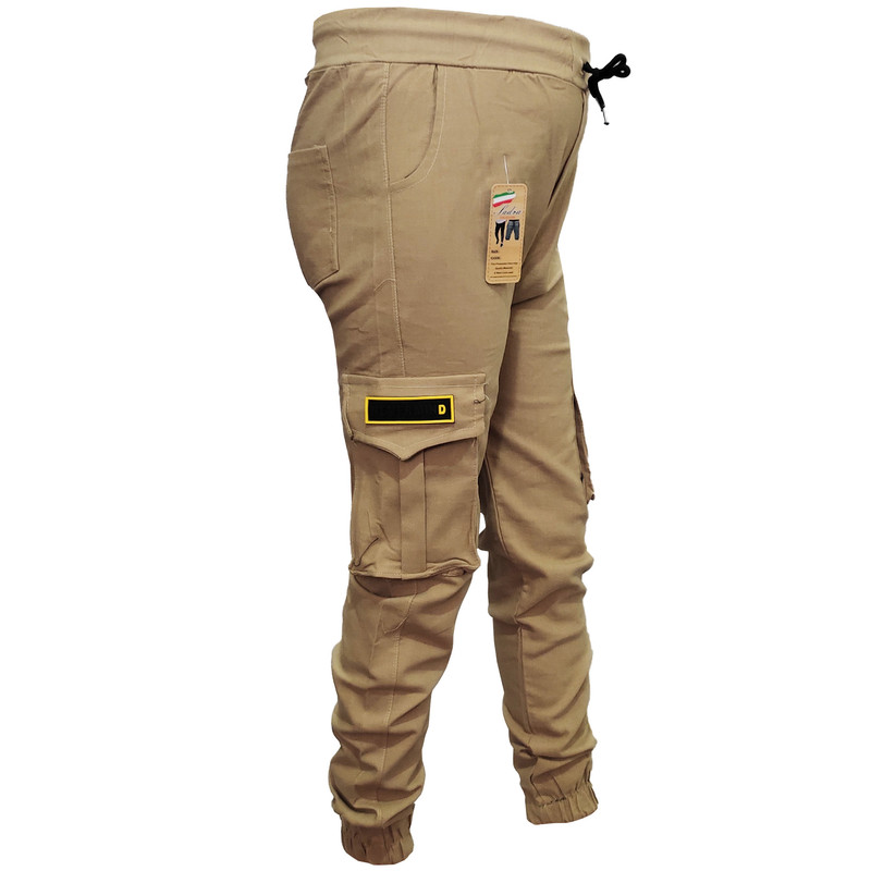 شلوار مردانه صدرا مدل BOY LONDON کد R-40224 رنگ کرم