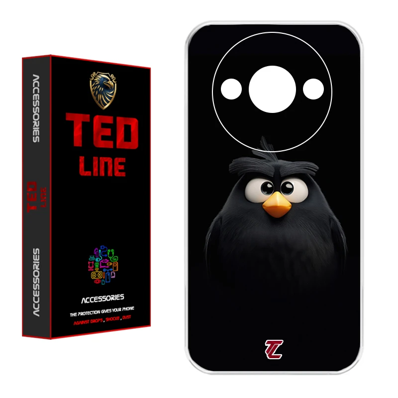 کاور تد لاین طرح پرنده کد 1122 مناسب برای گوشی موبایل شیائومی Redmi A3