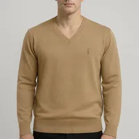 پلیور یقه هفت مردانه پولو مدل 5649