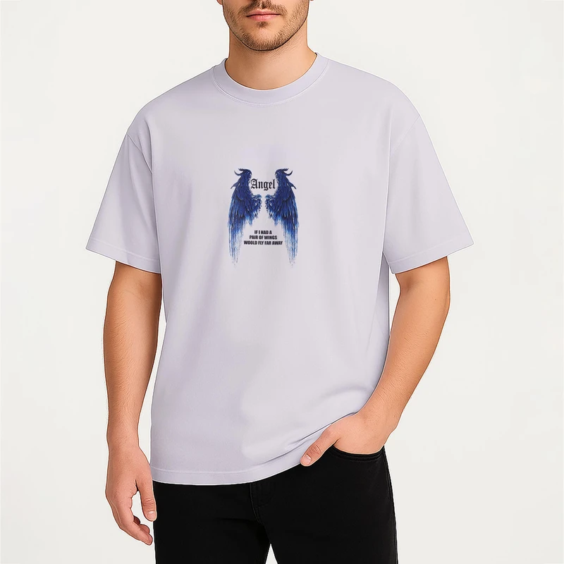 تی‌شرت آستین کوتاه مردانه مدل 005S رنگ شیری