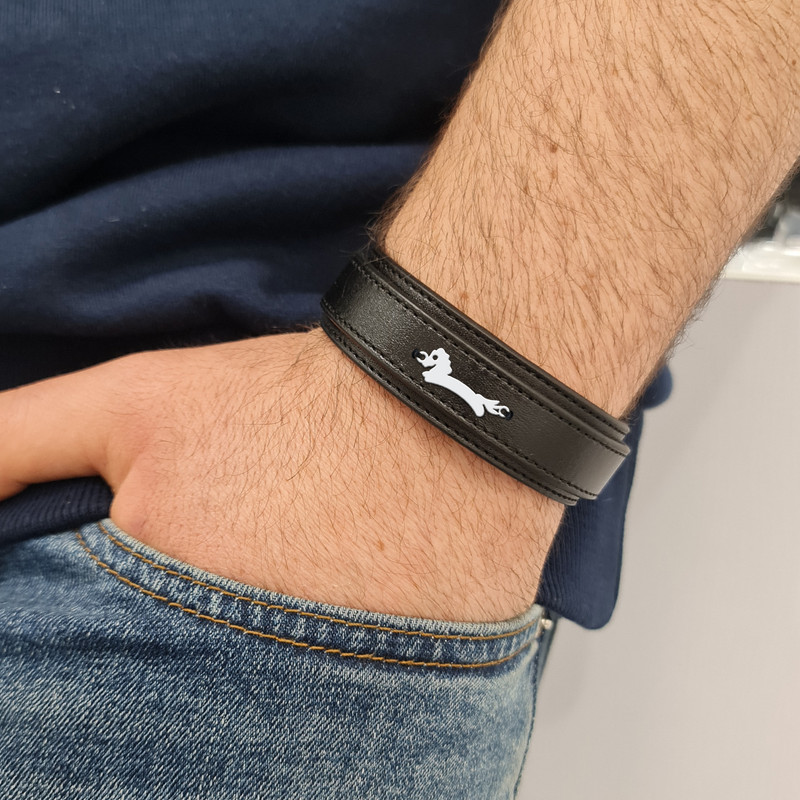 دستبند نقره مردانه لیردا مدل اسب کد ght000330