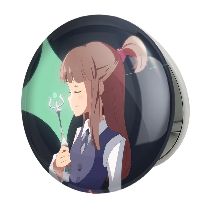آینه جیبی خندالو طرح اکو انیمه جادوگران کوچک Little Witch Academia مدل تاشو کد 22861 