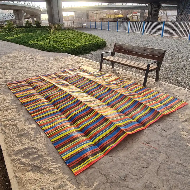 زیر انداز سفری 16 نفره الماس مدل حصیری  10