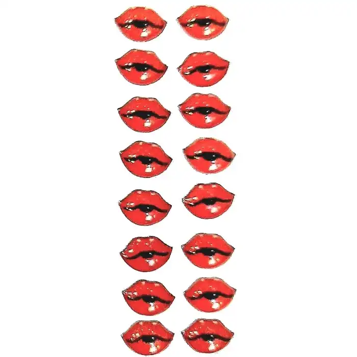 لب عروسک کد L1201 بسته 16 عددی