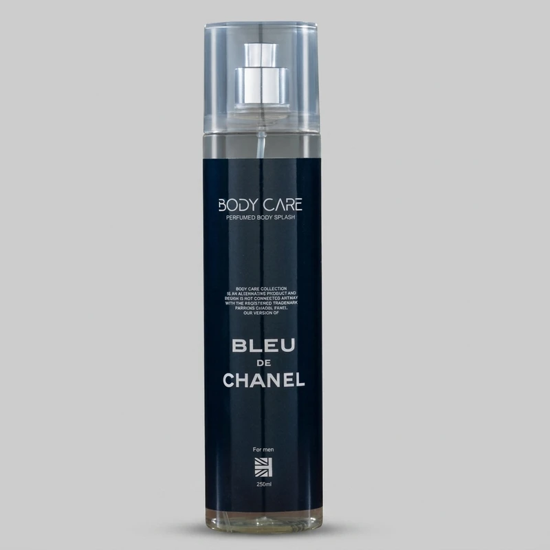 بادی اسپلش مردانه بادی کر مدل بلو د شنل Bleu de Chanel حجم 250 میلی‌لیتر