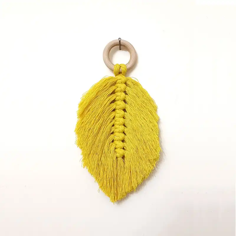 آویز بافتنی مدل مکرومه MacHang335