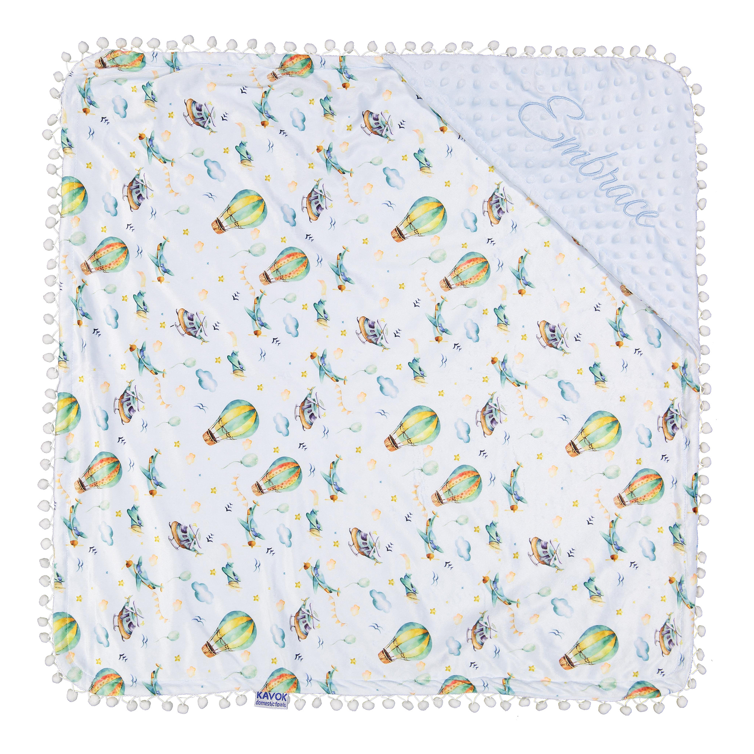 پتو کودک مدل دورپیج سایز 75×75 سانتی متر