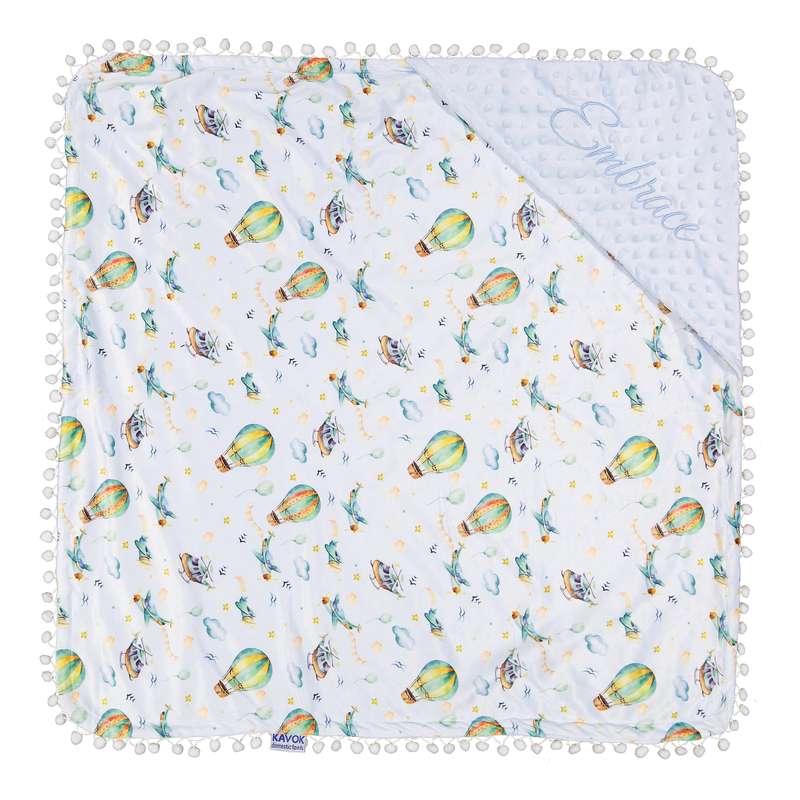 پتو کودک مدل دورپیج سایز 75×75 سانتی متر