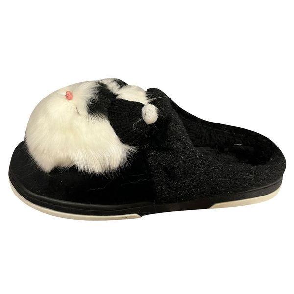 دمپایی حوله ای زنانه مدل خزدار کد 88