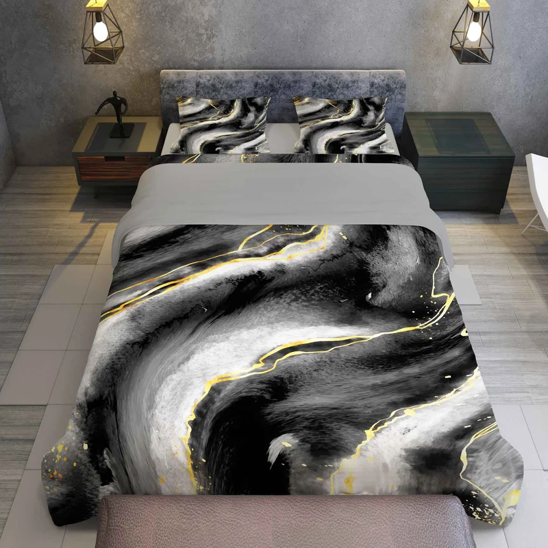 سرویس روتختی مدل سنگ مرمر TXY54 تک نفره 5 تکه