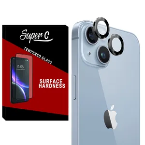 محافظ لنز دوربین سوپرسی مدل Ring Metal مناسب برای گوشی موبایل اپل Iphone 11