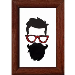 تابلو ویترای طرح ریش