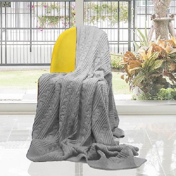 شال مبل و تخت ستیمو طرح مارپیچ سایز 220×160سانتی متر